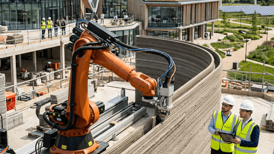 Layer by Layer: How Robotic 3D Printing and Next-Gen Academic Hubs are Building the UK's Net-Zero Infrastructure